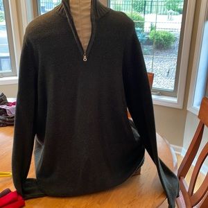 Mens Croft & Barrow Zip Front Sweater Size 2XB